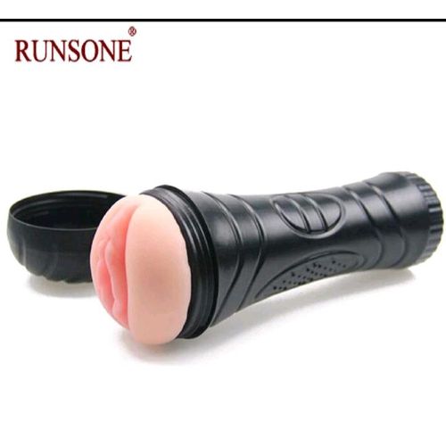 RUNSONE Classic Male Masturbator Cup Bullet Vibrating Flashlight Love Doll Adult Sex Toys For Men