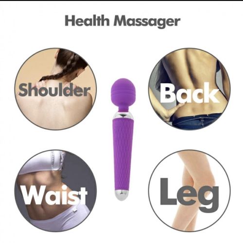 Wand Massager Rechargeable Handheld Cordless Portable Body Vibrator For Women