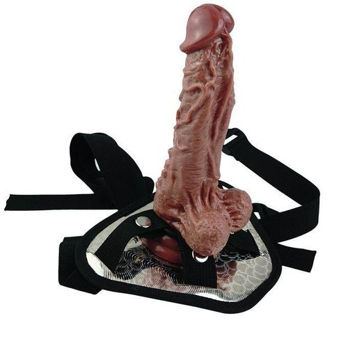 dild-o Penis se-x toy With Strap-On Belt-brown