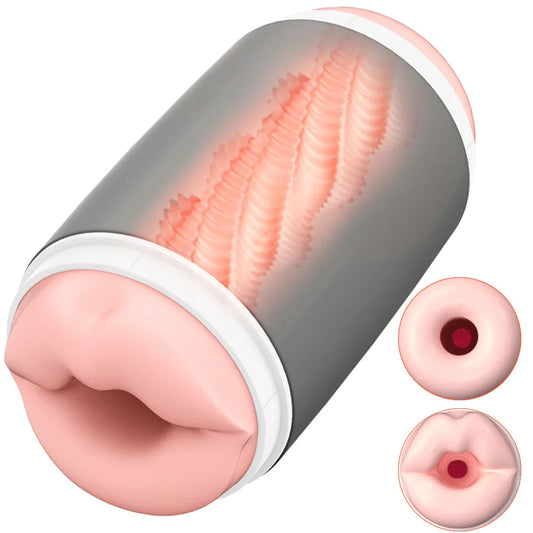 Finger Soft Cup Double-headed Toy For Men